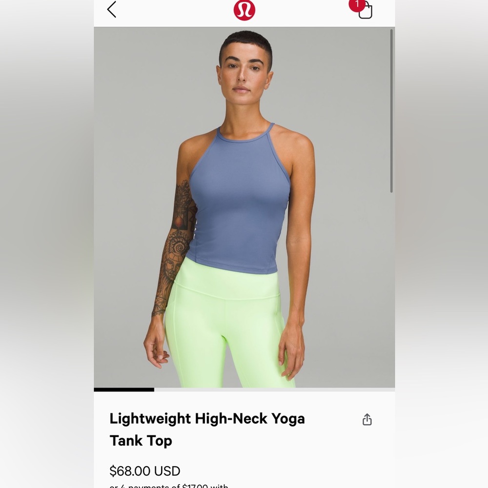 LuluLemon Yoga Tank